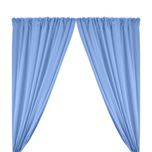 Poplin (60 Inch) Rod Pocket Curtains - Light Blue