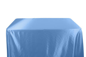 Stretch Charmeuse Satin Banquet Rectangular Table Covers - 8 Feet