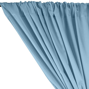 Polyester Twill Rod Pocket Curtains - Light Blue