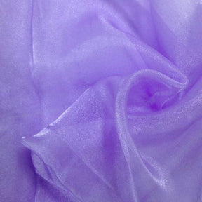 Crystal Organza Rod Pocket Curtains - Lilac