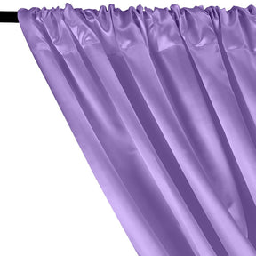 Bridal Satin Rod Pocket Curtains - Lilac