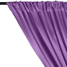 Charmeuse Satin Rod Pocket Curtains - Lilac