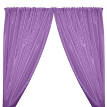 Charmeuse Satin Rod Pocket Curtains - Lilac