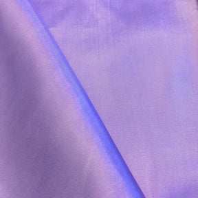 Poly China Silk Lining Rod Pocket Curtains - Lilac