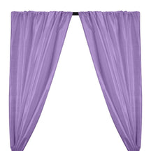 Silk Dupioni (54 Inch) Rod Pocket Curtains - Lilac
