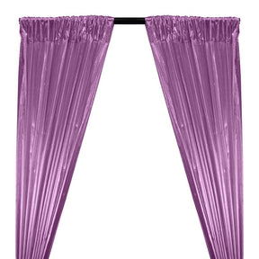 Tissue Lame Rod Pocket Curtains - Lilac