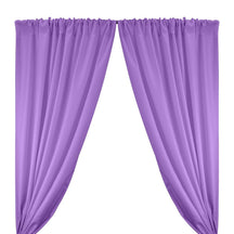 Polyester Twill Rod Pocket Curtains - Lilac