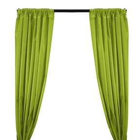Ottertex® Canvas Waterproof Rod Pocket Curtains - Lime Green