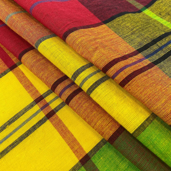 Madras Plaid Fabric (Style 101)