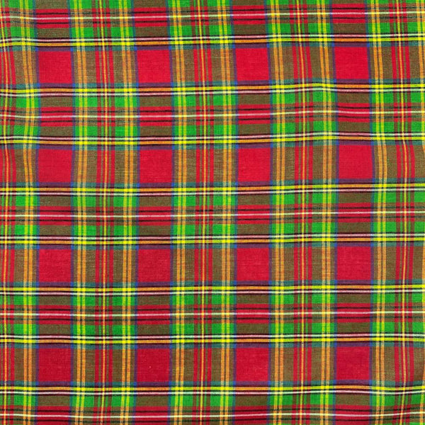 Madras Plaid Fabric (Style 1403)