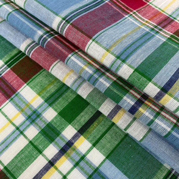 Madras Plaid Fabric (Style 15981)