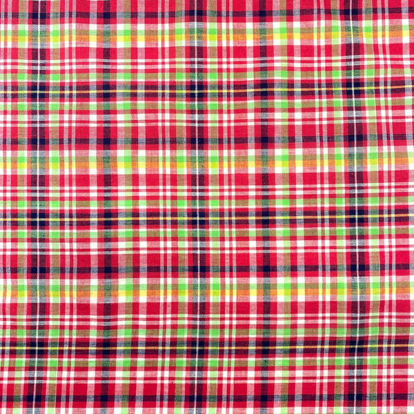 Madras Plaid Fabric (Style 16001)