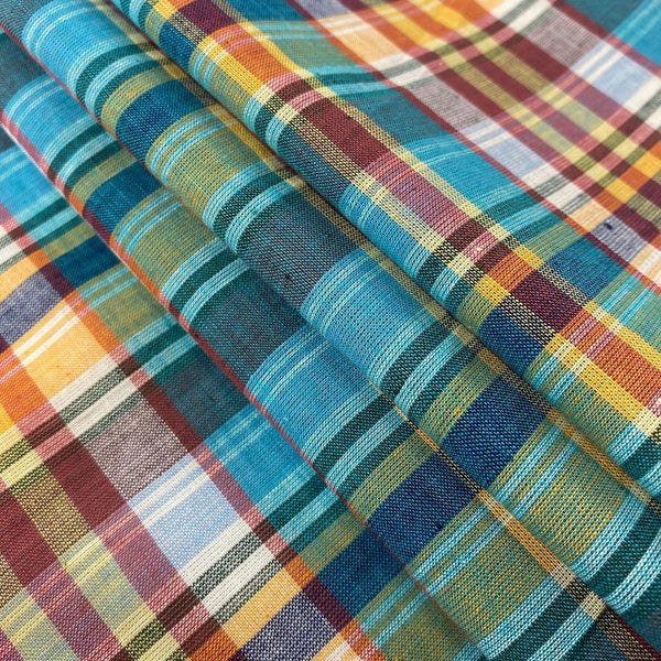 Madras Plaid Fabric (Style 16114)