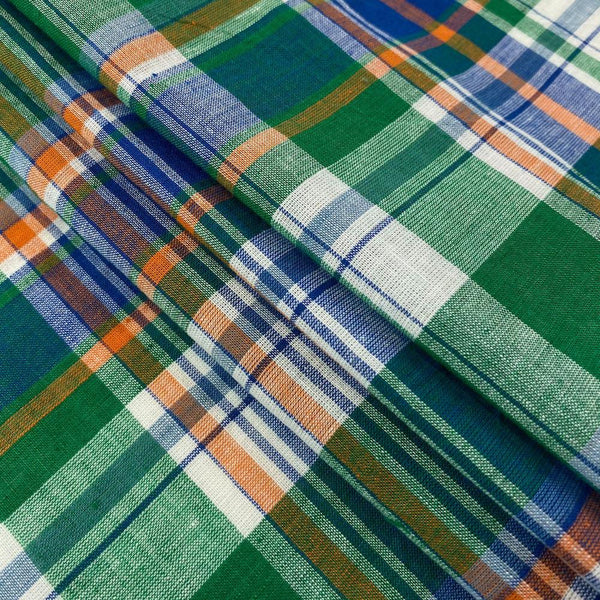 Madras Plaid Fabric (Style 16143)