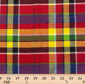 Madras Plaid Fabric (Style 312)