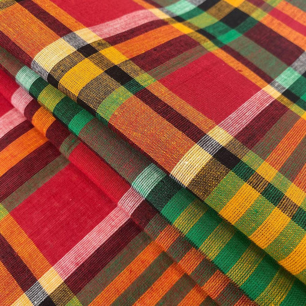 Madras Plaid Fabric (Style 321)