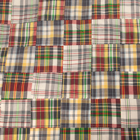 Patchwork Nantucket Madras Plaid Fabric - Cameron (Style 16462)