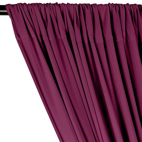 ITY Knit Stretch Jersey Rod Pocket Curtains - Magenta