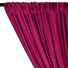 Shiny Milliskin Rod Pocket Curtains - Magenta