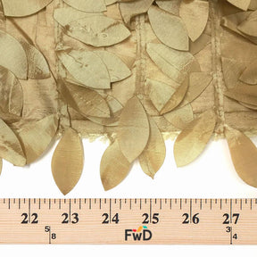 Mango Leaf Embroidery on Taffeta