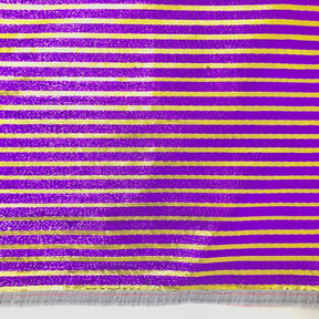 Metallic Foil Striped Brocade (56 Inch)
