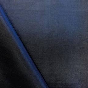 Poly China Silk Lining Rod Pocket Curtains - Midnight Blue