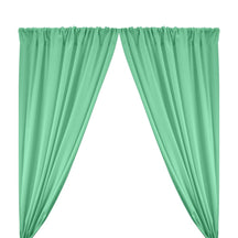 Poplin (60") Rod Pocket Curtains - Mint