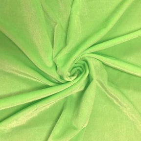 Stretch Velvet Rod Pocket Curtains - Mint Green
