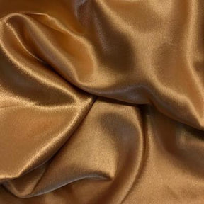 Crepe Back Satin Rod Pocket Curtains - Mist Gold
