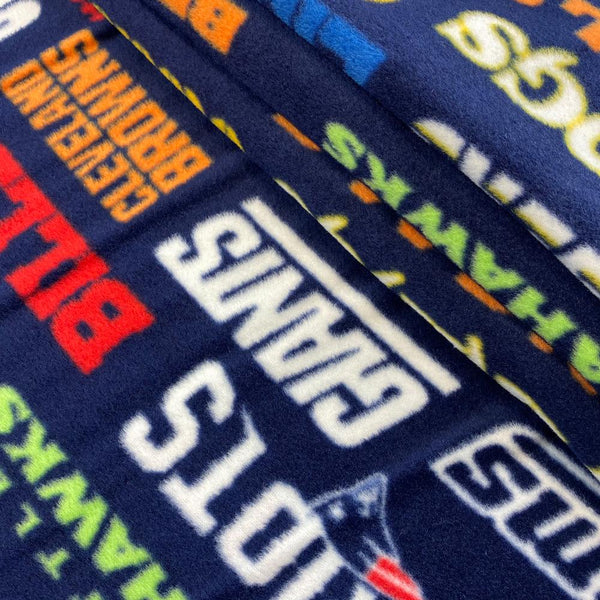 All Teams NFL Fleece Fabric