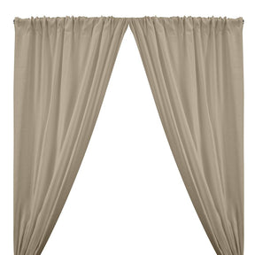 Natural Linen Rod Pocket Curtains - Sand