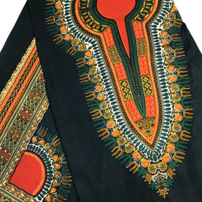 Dashiki Angelina African Print - Navy Fabric