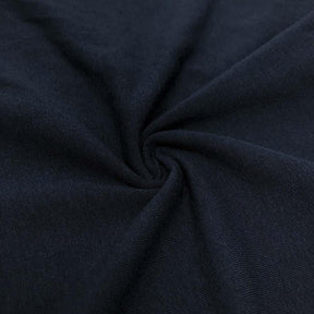 Cotton Jersey Rod Pocket Curtains - Navy
