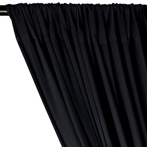 ITY Knit Stretch Jersey Rod Pocket Curtains - Navy