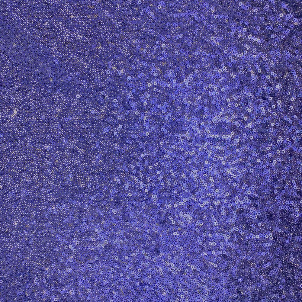 Crushed Embroidery Sequins On Mesh Fabric SV576600 Navy 1