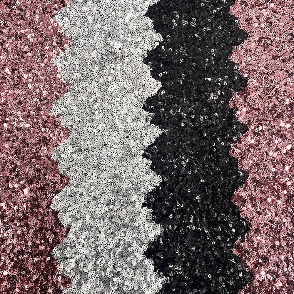 Crushed Embroidery Sequins On Mesh Fabric SV576557 Neapolitan 1
