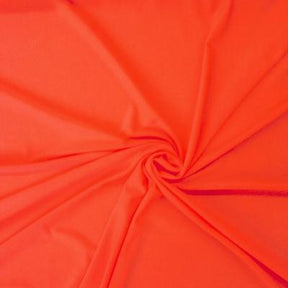 ITY Knit Stretch Jersey Rod Pocket Curtains - Neon Orange