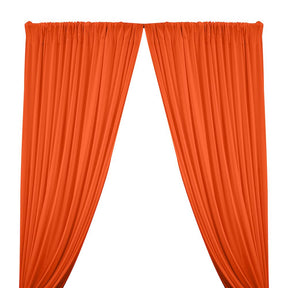 Matte Milliskin Rod Pocket Curtains - Neon Orange