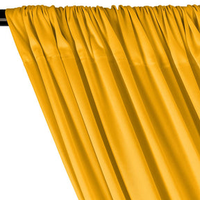 Interlock Knit Rod Pocket Curtains - Neon Yellow