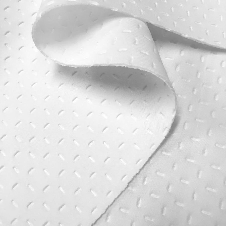 Embossed Pin Scuba Knit Fabric By The Yard