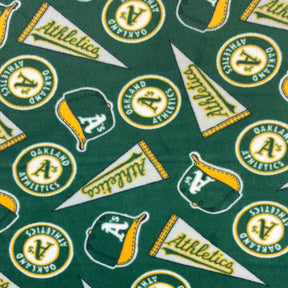 Oakland A's Athletics MLB Fleece Fabric
