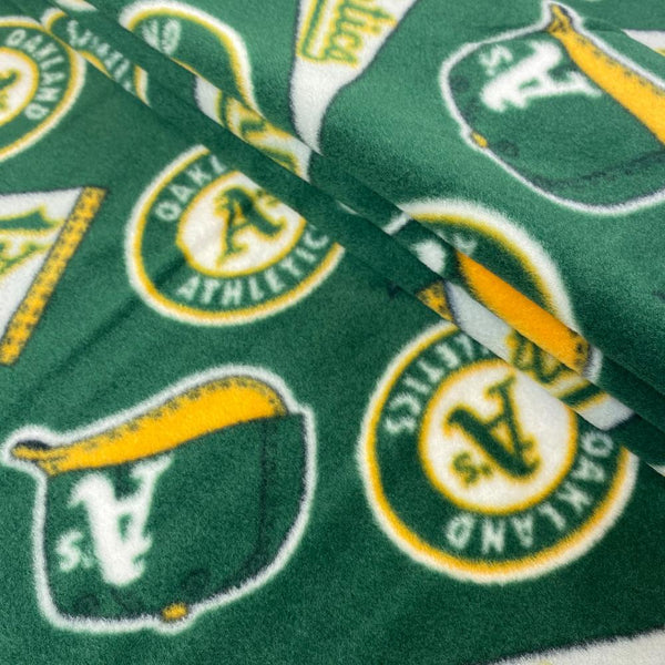 Oakland A's Athletics MLB Fleece Fabric