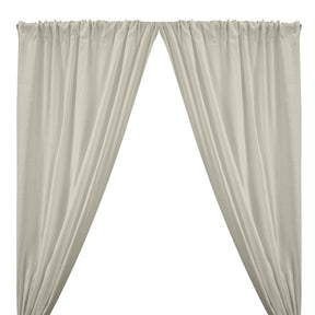 Natural Linen Rod Pocket Curtains - Off White