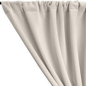 Neoprene Scuba Rod Pocket Curtains - Off White