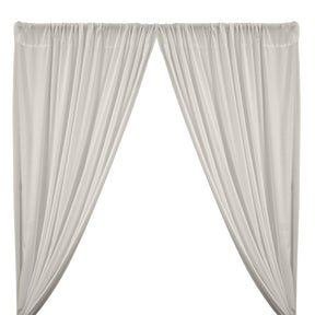 Peachskin Rod Pocket Curtains - Off White