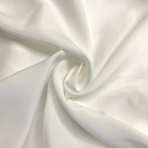 Polyester Microfiber Fabric Peach Skin Fabric Optical White Color