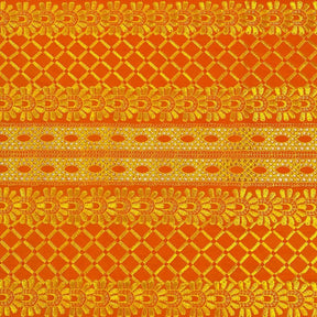 Orange Sunset Eyelet Embroidery Lace