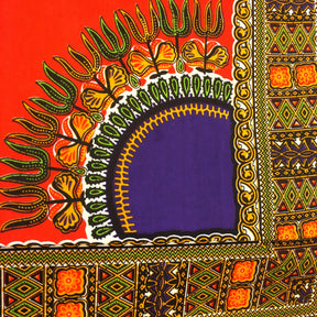 Dashiki Angelina African Print - Orange Fabric
