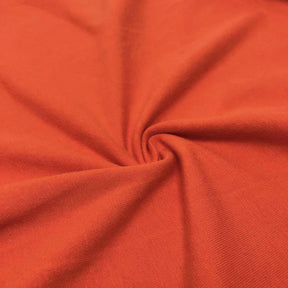 Cotton Jersey Rod Pocket Curtains - Orange