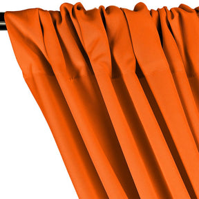 Poplin (60 Inch) Rod Pocket Curtains - Orange